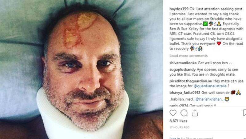 Matthew Hayden injury
