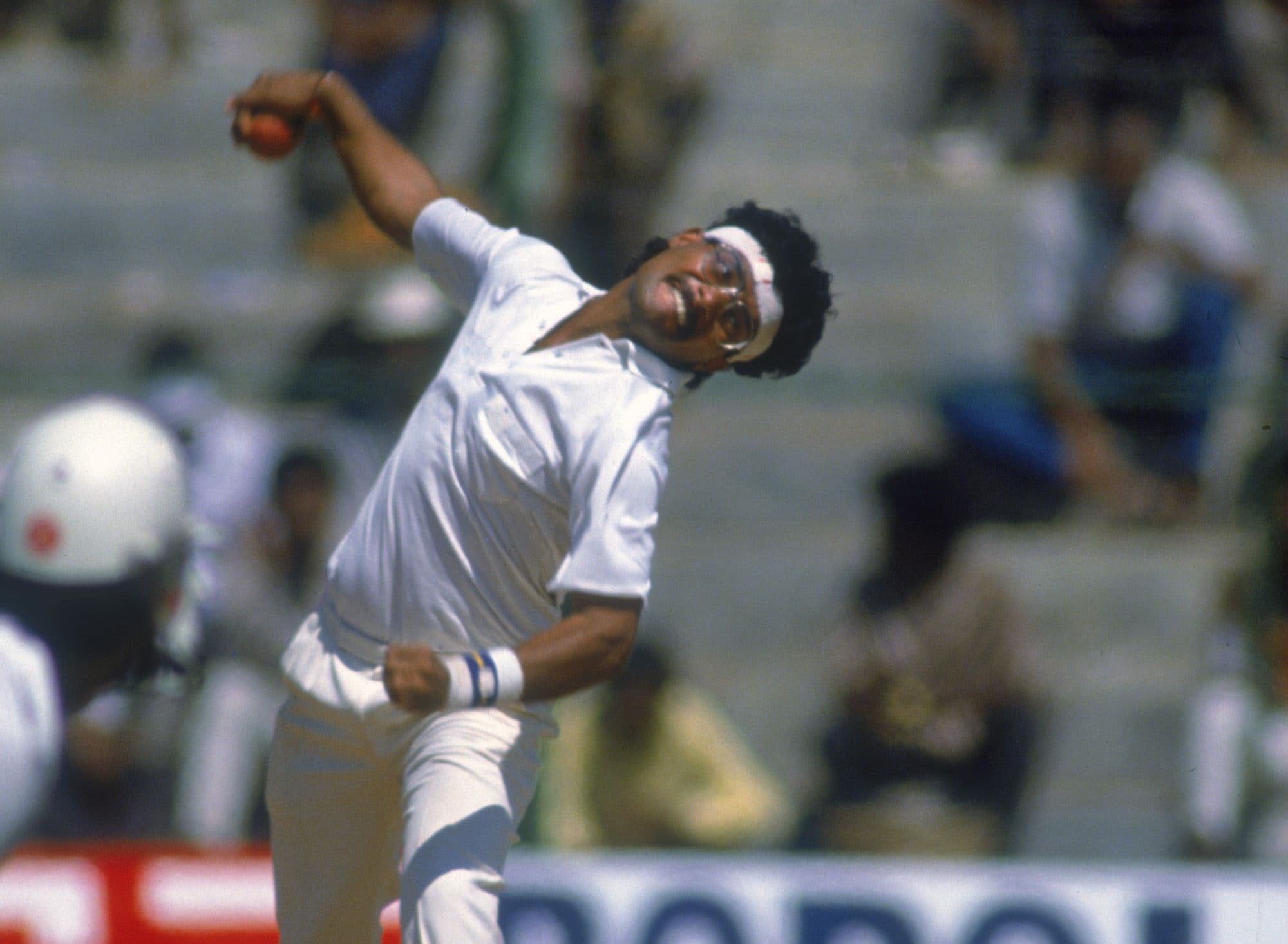 Aged 19, a bespectacled Hirwani made history with match figures of 16/136 in his first Test