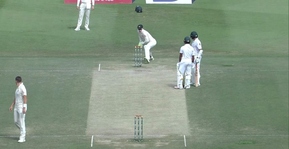 WATCH: Azhar Ali run out in bizarre manner during mid-pitch chat with Asad Shafiq