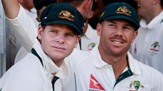Steve Smith and David Warner. @ Getty Images