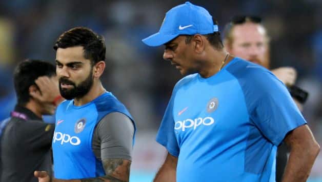 Virat Kohli and Ravi Shastri © AFP