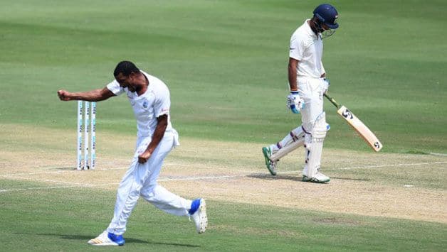India v West Indies, 2nd Test: Holder, spinners make India work hard