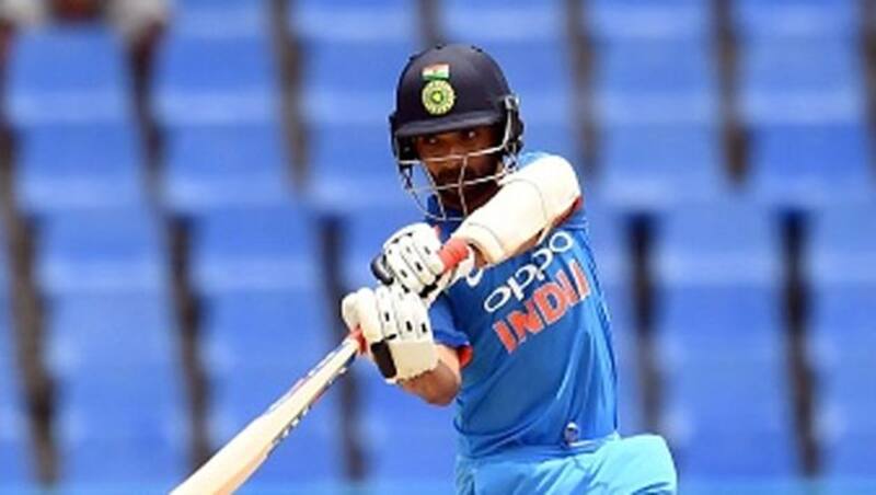 Rahane carried his bat through remaining unbeaten on 144 off 156 deliveries with the help of nine fours and three sixes. 