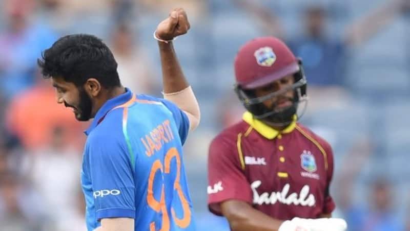 Jasprit Bumrah was the pick of the bowlers returning figures of 10-1-35-4.