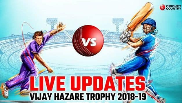 Vijay Hazare Trophy, Round 14, Group C