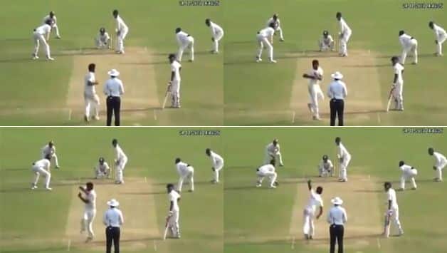Indian bowler's unique action becomes the talk of the town Indian bowler's unique action becomes the talk of the town
