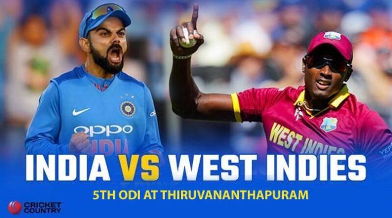 India vs West Indies 5th ODI