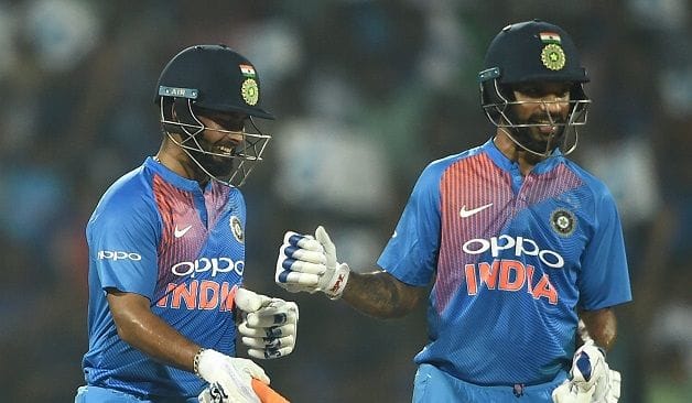 Shikhar Dhawan and Rishabh Pant’s brilliant 130-run partnership for the third wicket helped India register a thrilling six-wicket win over West Indies. @ PTI