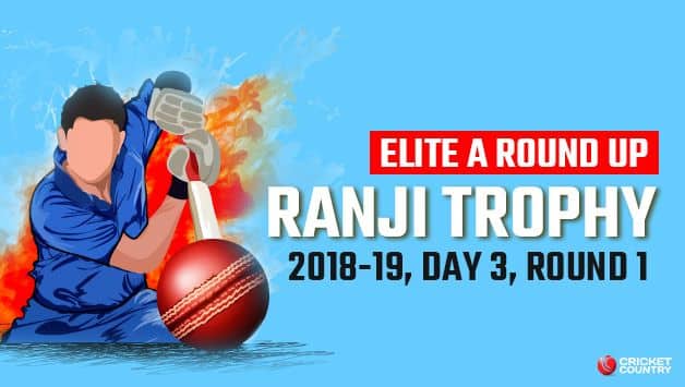 Ranji Trophy 2018-19, Elite Group A roundup: Fazal ton puts Vidarbha ahead, sizeable leads for Baroda and Mumbai