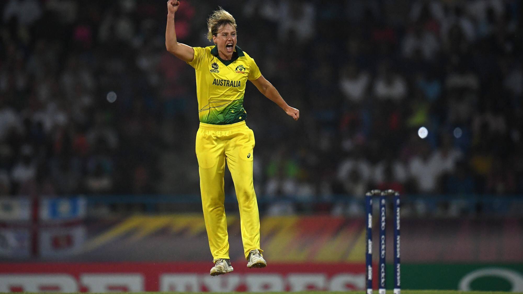Women’s World T20: Ellyse Perry second to 100 T20I wickets as Australia storm to fourth title