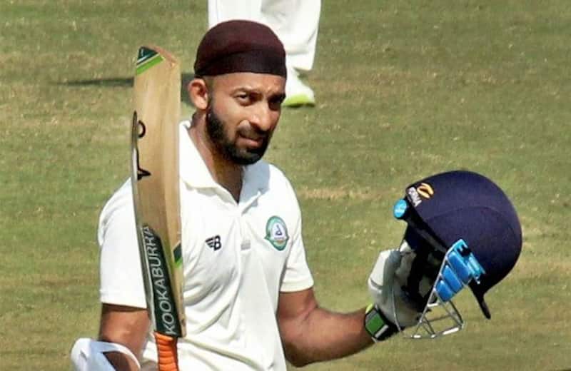 Vidarbha captain Faiz Fazal scored 131 in the second innings against Maharashtra in the Ranji Trophy 2018-19 opener. @ PTI
