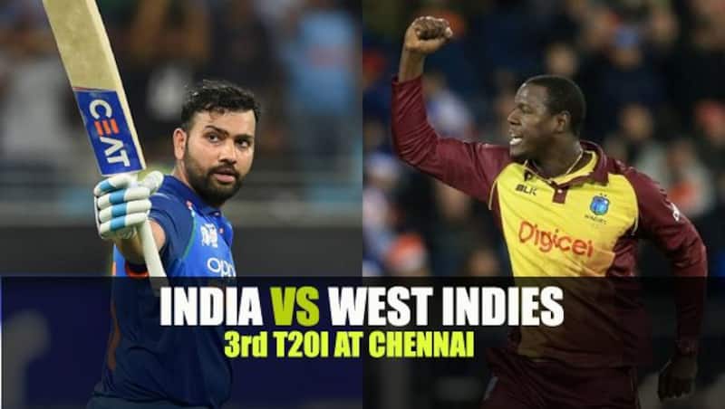India vs West Indies 3rd T20I