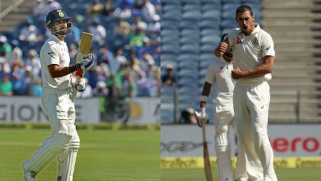 Mitchell Starc ,Virat Kohli © IANS