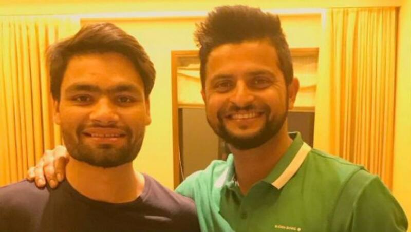 Rinku Singh with Suresh Raina Twittter Rinku Singh with Suresh Raina Twittter