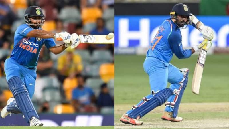 Rishabh Pant and Dinesh Karthik