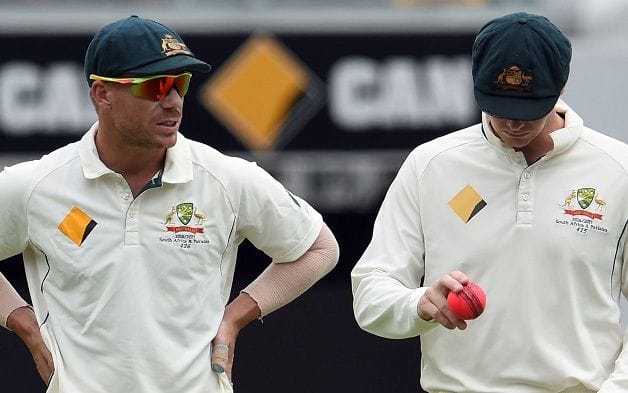 David Warner and Steve Smith. @ Getty Images