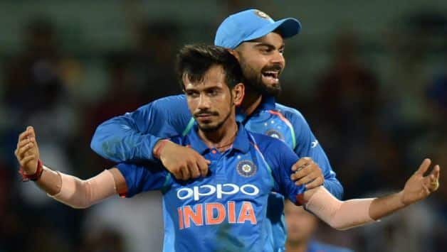 Yuzvendra Chahal Virat Kohli © AFP