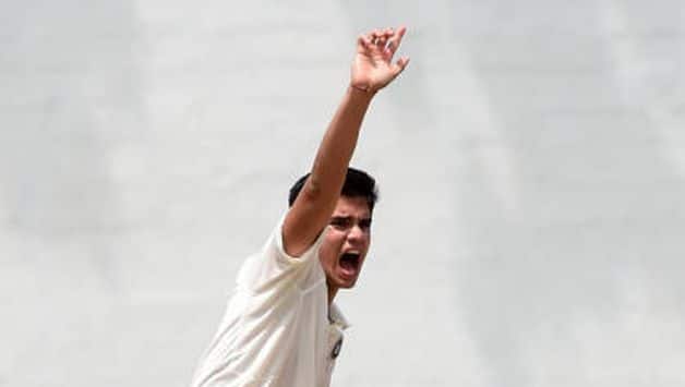 Arjun Tendulkar claims five wickets for Mumbai U-19s in Cooch Behar Trophy
