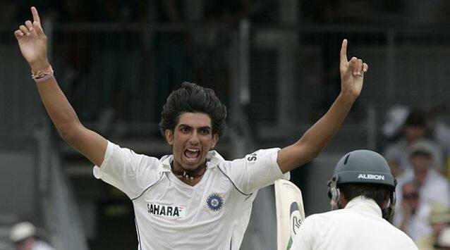 Ishant Sharma bowled an inspired spell at Ricky Ponting in the WACA Test in 2008 © AFP Image