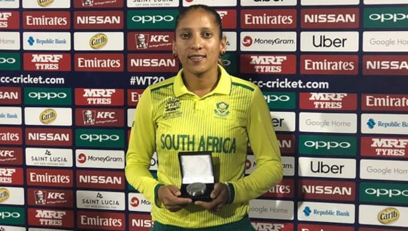 Shabnim Ismail returning the best figures of 4-0-10-3