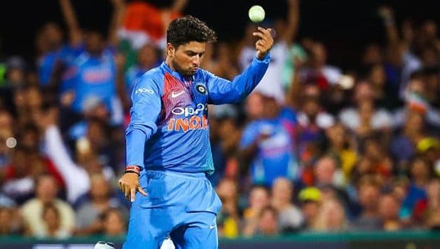 India left-arm wrist-spinner Kuldeep Yadav, who took four wickets across the three Twenty20 Internationals against Australia, moved up a whopping 20 places to No.3