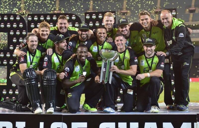 Sydney Thunder won the BBL title in 2016