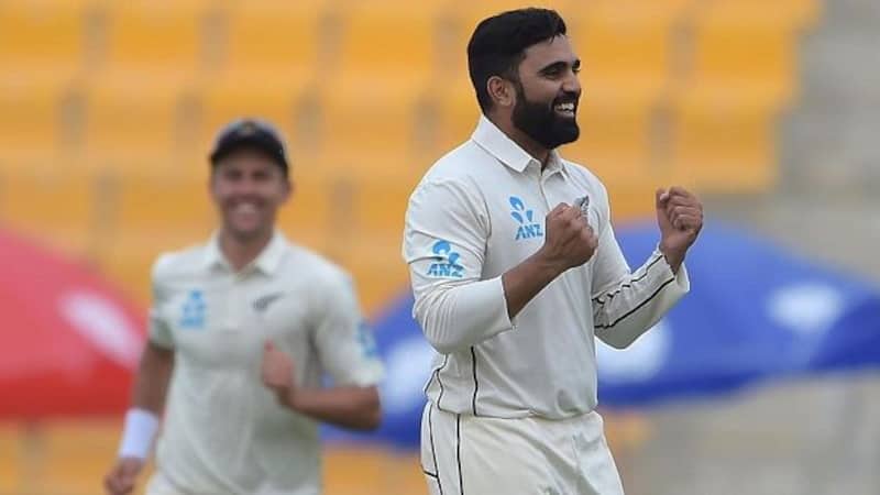 Ajaz Patel picked up a fifer on debut in the opening Test against Pakistan on on November 16 at Abu Dhabi which the Kiwis won and followed it up with another five wickets in the decider at Abu Dhabi in December which the tourists won to create history. @ AFP