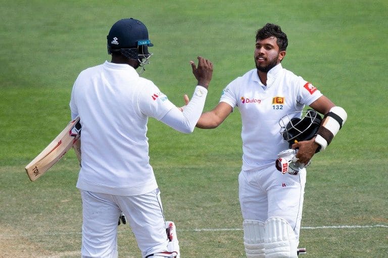 Kusal Mendis and Angelo Mathews deny New Zealand on wicketless day