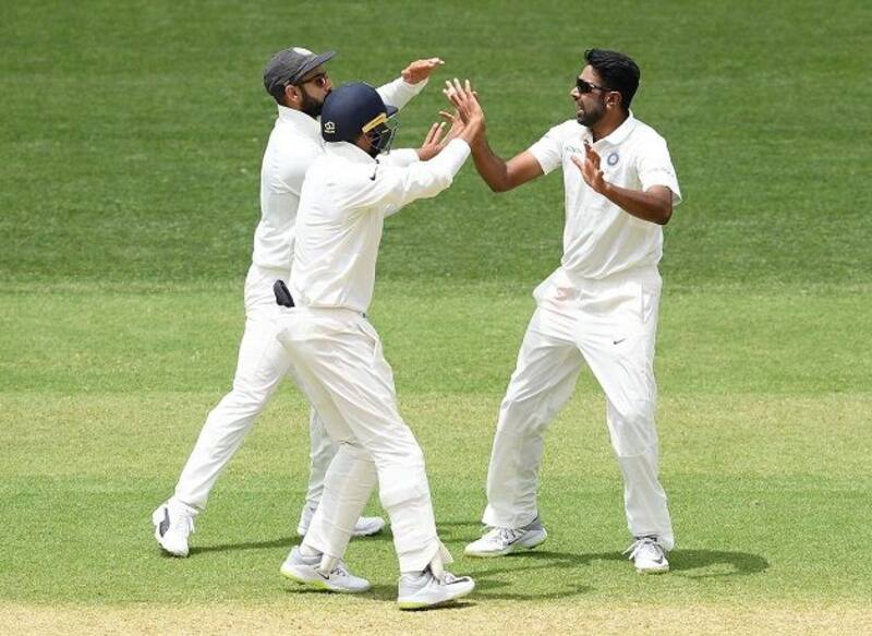 Ravichandran Ashwin returned to set up Finch nicely with good turn and bounce. @ Twitter/ICC