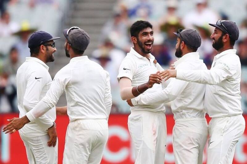 Jasprit Bumrah also eclipsed a 39-year-old record to become the highest wicket-taker by an Indian on debut in a calendar year with 45 wickets and counting. @ Twitter/BCCI