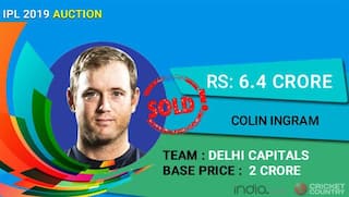 IPL Auction 2019: Colin Ingram bags contract worth Rs 6.40 crore with Delhi Capitals