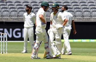 2nd Test, Perth: Australia graft to 66/0 at lunch on day one