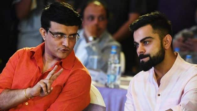 Sourav Ganguly and Virat Kohli