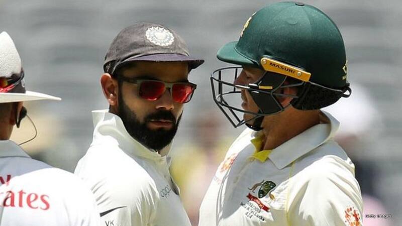 The stump microphones have captured some interesting conversations during the ongoing Test series, the most notable among them being the fiery exchange between visiting captain Virat Kohli and his counterpart Tim Paine during the second Test in Perth. @ Twitter