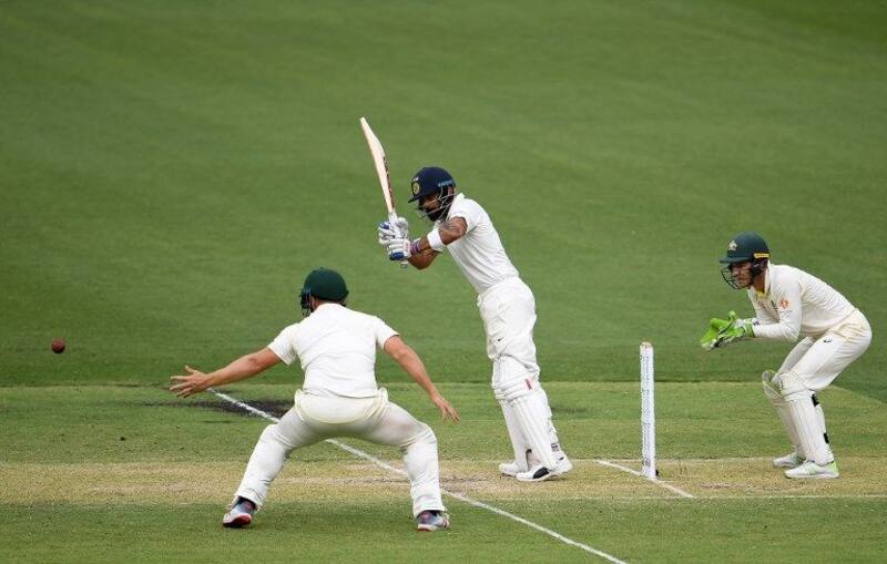 With Kohli, the difference is in where he stands &acirc; wide outside the creas