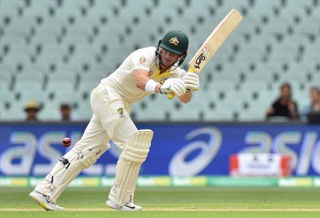Debutant Marcus Harris made 26. @ AFP