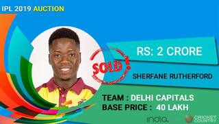 IPL Auction 2019: Big hitter Sherfane Rutherford joins Delhi Capitals for Rs 2 crore