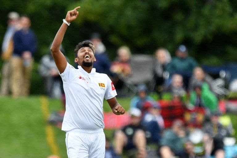 Suranga Lakmal handed Sri Lanka the advantage at Hagley Oval