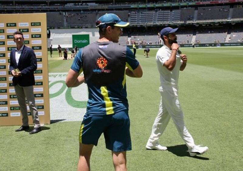 Australia coach Justin Langer said he was happy that his team could stand its ground against an aggressive India during the Test. @ Twitter