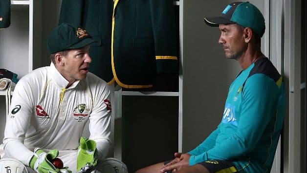 Tim Paine and Justin Langer @Getty Image