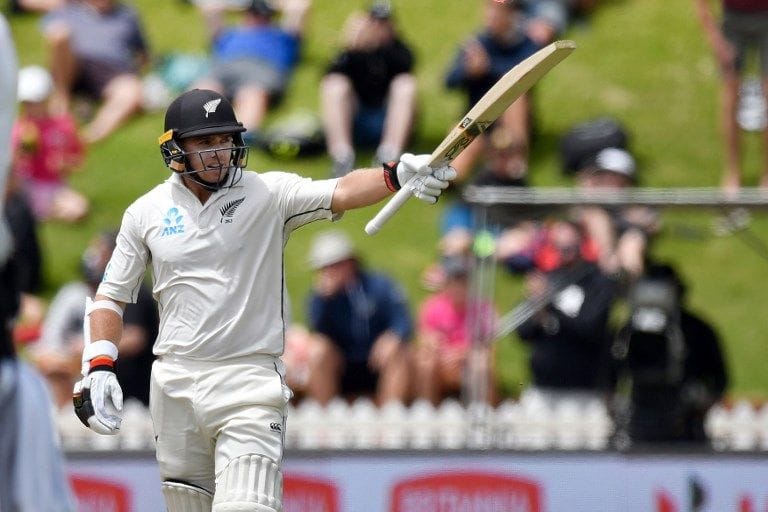Tom Latham becomes fourth New Zealand opener to carry the bat through a completed innings