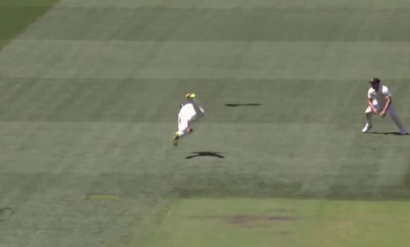 WATCH: Usman Khawaja takes stunning one-handed catch to get Virat Kohli
