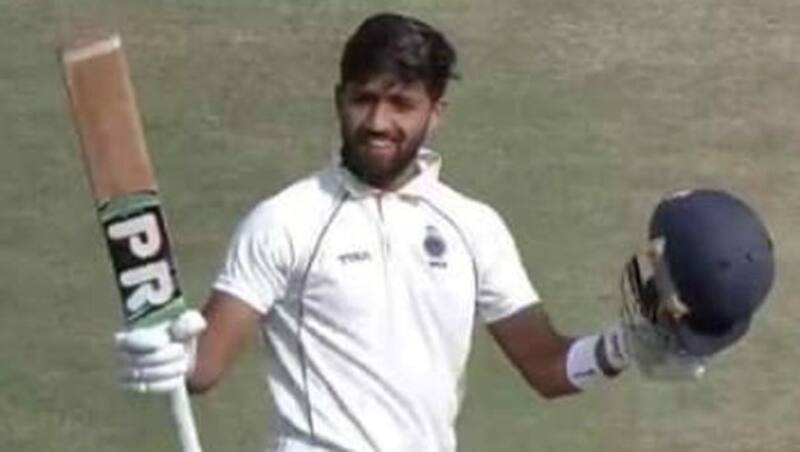 Ajay Rohera scored 267 not out on his first class debut setting a new cricket world record for the highest-ever score on debut in first class cricket @ TV grab