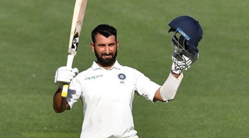Cheteshwar Pujara scored a gritty 123 in punishing conditions to claw India back into the opening Test in Adelaide 