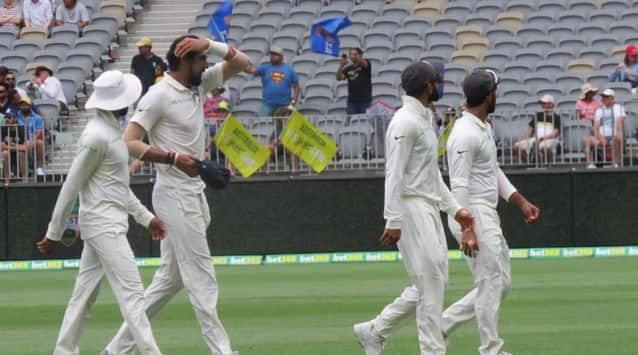 India had cleaned up the Australian tail with Ishant Sharma (4-41) on a hat-trick in the second innings.