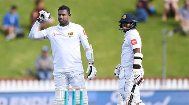 Sri Lanka battled to a rain-affected draw in the first Test against New Zealand on Wednesday after the Black Caps were unable to break an epic stand by Kusal Mendis and Angelo Mathews.