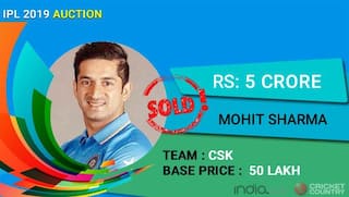 IPL Auctions 2019: Mohit Sharma and Mohammed Shami attract huge bids