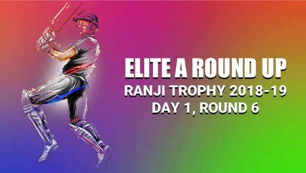 Ranji Trophy 2018-19, Elite Group A: Karnataka restrict Gujarat to 216
