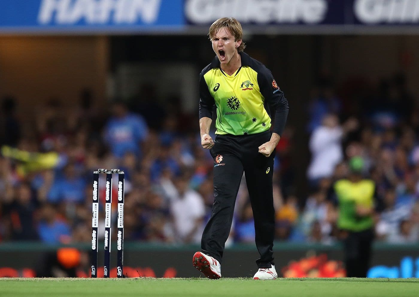 Adam Zampa is into Australia's XI at the expense of Nathan Lyon.