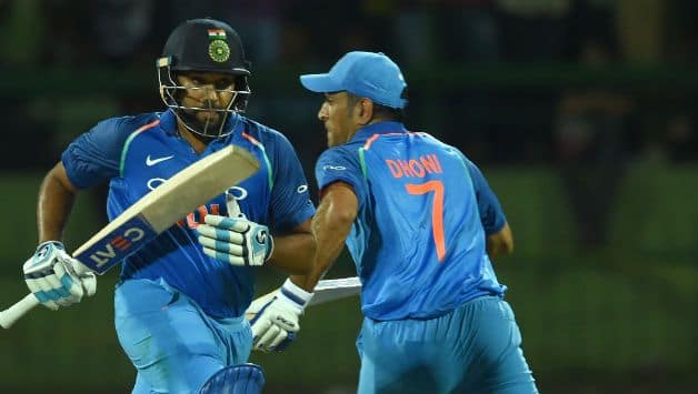 Rohit Sharma MS Dhoni © Getty Images